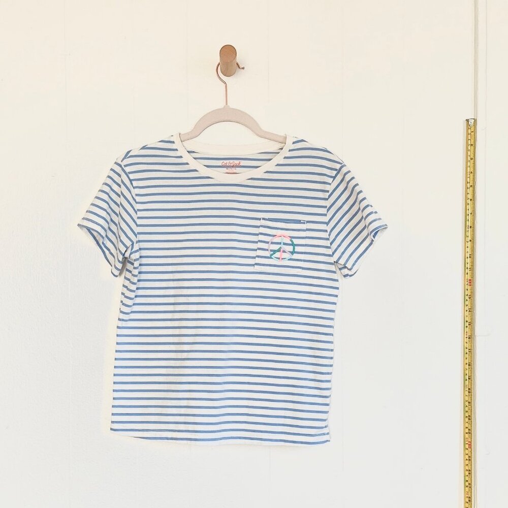 Cat & Jack Breton Strip Tee with Pocket Women’s S or M